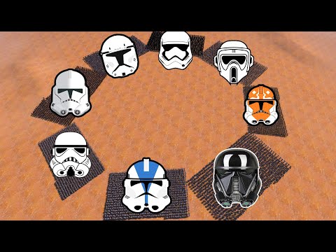 1,000x Every Clone Trooper type BATTLE ROYALE! - UEBS Ultimate Epic Battle Simulator