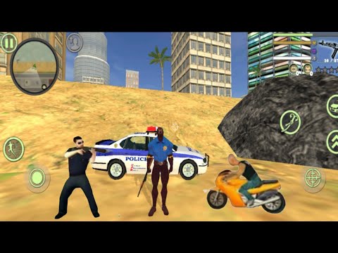 Panther Police Rope Hero Vice Town Crime Simulator #19 - Android Gameplay