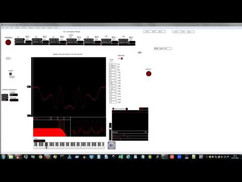 scanned synthesis test   max msp