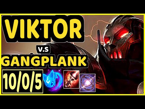 SATORIUS (VIKTOR) vs GANGPLANK - 10/0/5 KDA TOP CHALLENGER GAMEPLAY - EUW