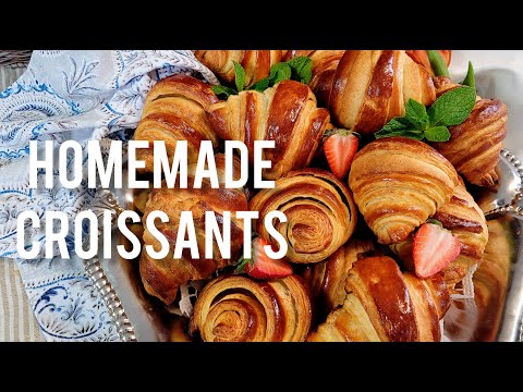 How to make homemade Croissants #easyrecipe #croissant #butter