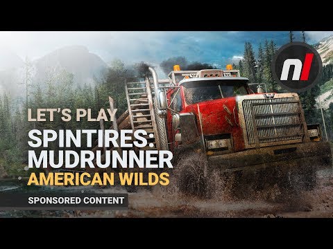 Fuel Consumption Simulator! - Let's Play Spintires: Mudrunner: American Wilds on Switch