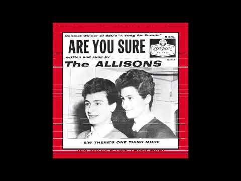 1961 The Allisons - Are You Sure (Synthesizer Version)