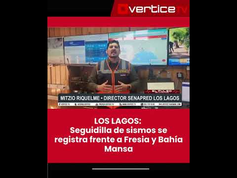 🌊🫨 LOS LAGOS: Seguidilla de sismos se registra frente a Fresia y Bahía Mansa