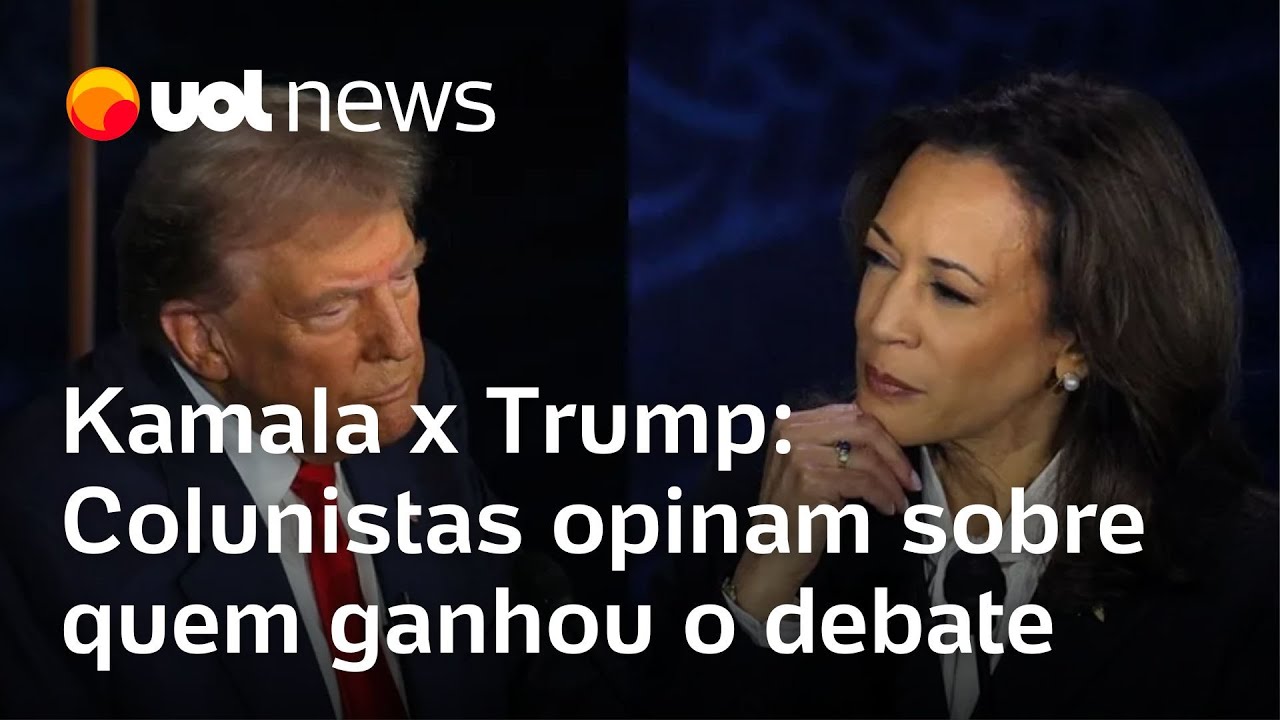 Kamala x Trump: Quem ganhou o debate nos EUA? Colunistas do UOL analisam