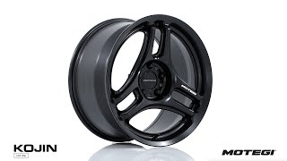 18" Motegi Racing MR161 Kojin (USA Warehouse) Matt Black Alloy Wheels