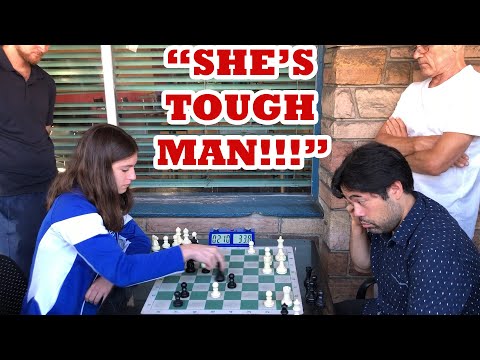GM Hikaru Can't Believe 16 Year Old Girl's Calm Rook Sac! GM Hikaru Nakamura vs Chloe