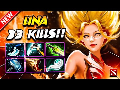 DOTA 2 LINA Gameplay | 33 Kills!! Lina Dota 2 Gameplay | LINA Carry Build Pro Gameplay 7.39