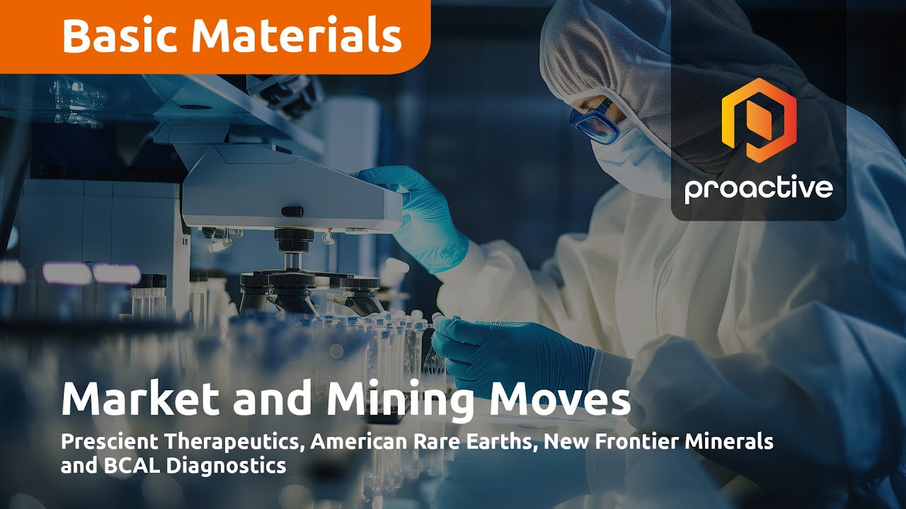 Just the Facts... Prescient Therapeutics, American Rare Earths, New Frontier Minerals and more