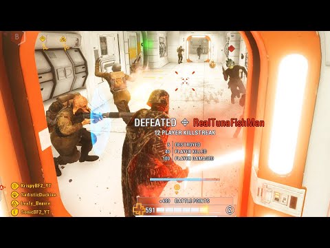 SUPER CLEAN KYLO MOVEMENT (127 KILLSTREAK) | Supremacy | Star Wars Battlefront 2