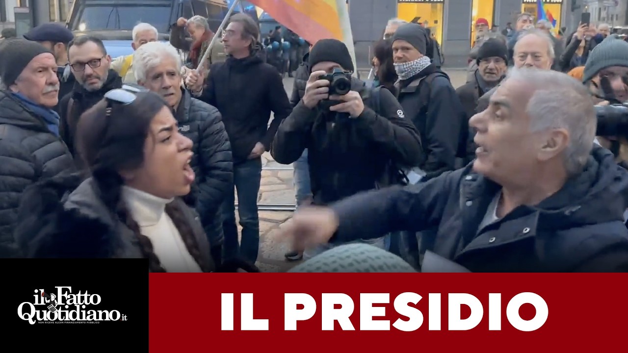 Presidio sotto il consolato Usa: “Khamenei criminale ma la libertà non arriva con i missili”