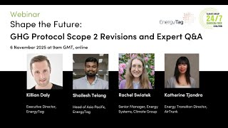 Webinar_Shape the Future: GHG Protocol Scope 2 Revisions and Expert Q&A (Nov 6, 