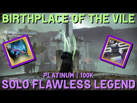GYRFALCON'S is a VILE add-clear MACHINE now | Solo Flawless Birthplace | Destiny 2 | Season 19
