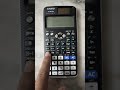 How To Save Any Number In Casio Fx 991Ex Classwiz Capacitor