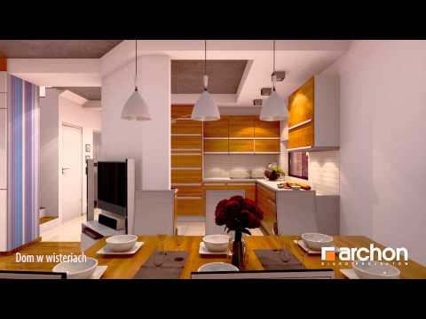 Dom w wisteriach- Wirtualny spacer po wnętrzu. ARCHON+
