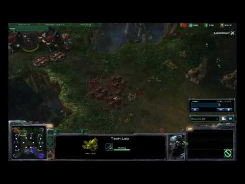 StarCraft II BETA Gameplay Footage (Terran vs Zerg) - [HD] *NO FAKE*