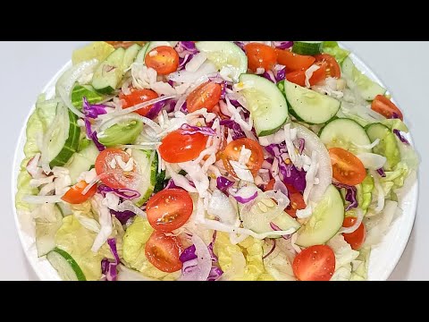 Cách làm SALAD TRỘN DẦU GIẤM ngon đơn giản giảm cân ăn chống ngán - Combo Món Ăn