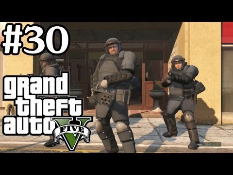 GTA 5 Walkthrough Part 30 - Bank Job - Xbox 360 1080P - Grand Theft Auto V Gameplay