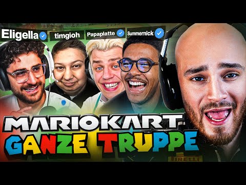 Mario Kart mit der ganzen Truppe spielen