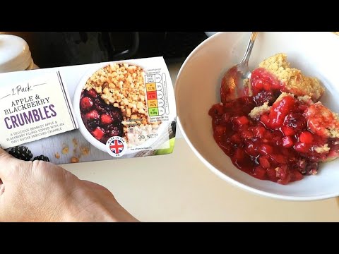 Apple & Blackberry Crumbles | New | ALDI | Food Review