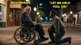 Kind Young Man Fixes Wheelchair for an Old Man, Not Knowing He’s a Billionaire