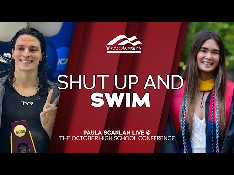 Hou je mond en zwem: Paula Scanlan live op schoolconferentie