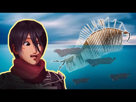 how founding titan eren crossed the ocean