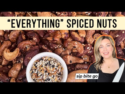 Homemade Everything Bagel Spiced Nuts