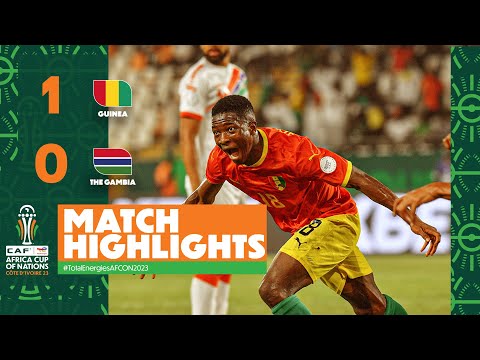 HIGHLIGHTS | Guinea 🆚 The Gambia #TotalEnergiesAFCON2023 - MD2 Group C