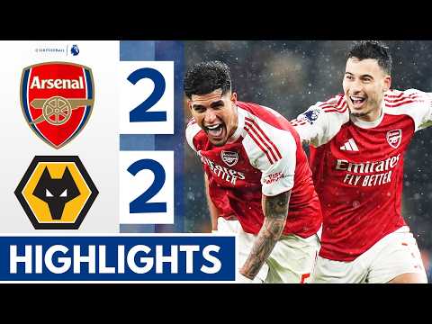 Wolves vs Arsenal 2-2 - Highlights & All Goals - Bukayo Saka & Piero Hincapié Goal