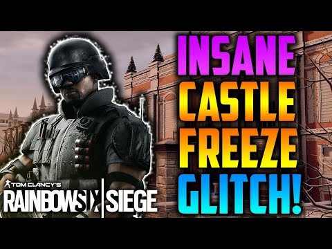 INSANE *NEW* CASTLE FREEZE/LAG GLITCH?! *FREEZE THE WHOLE GAME* - Rainbow Six Siege