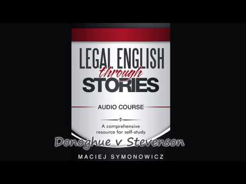 Legal English Through Stories Donoghue v Stevenson