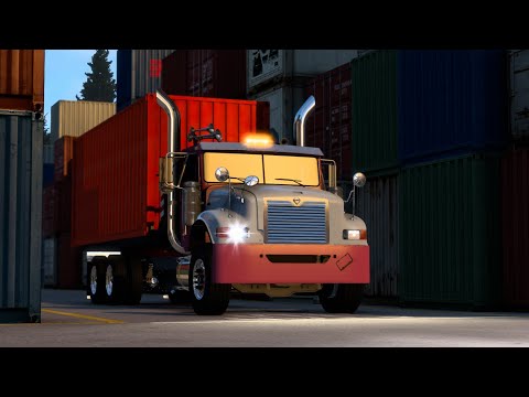 The Hybrid DT Hauling A Container with 18Ton Scrap parts