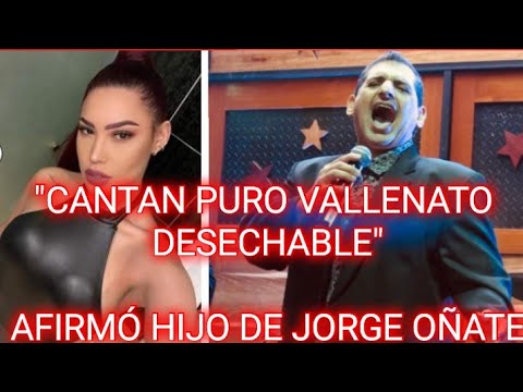 Hijo de Jorge Oñate se lo dijo en su cara a Ana del castillo y la nueva ola" solo música desechable"
