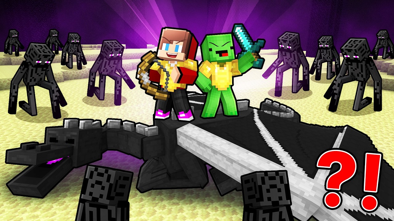 How Did JJ and Mikey Become KINGS OF END in Minecraft?..