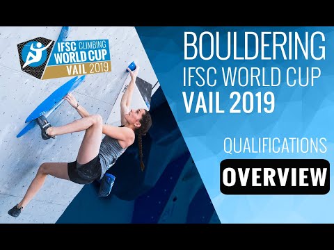 IFSC World Cup Vail 2019 || Boulder qualifications highlights