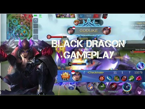 NEW HERO CHONG BLACK DRAGON GAMEPLAY-BEST BUILD AND COMBO GUIDE//MOBILE LEGENDS