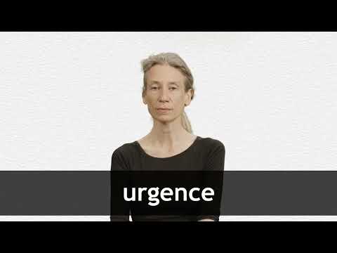 How to pronounce URGENCE in French