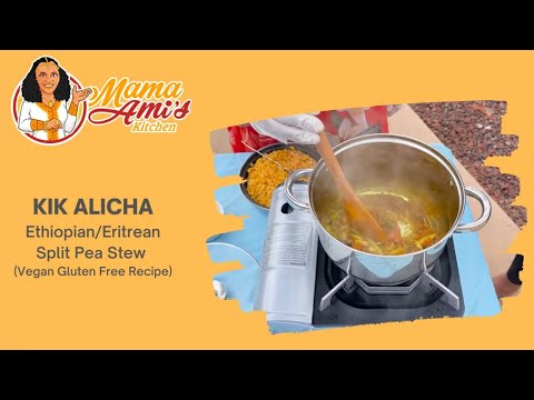 How to Make Vegan Yellow Split Peas | Kik Alicha (Ethiopian & Eritrean Food)