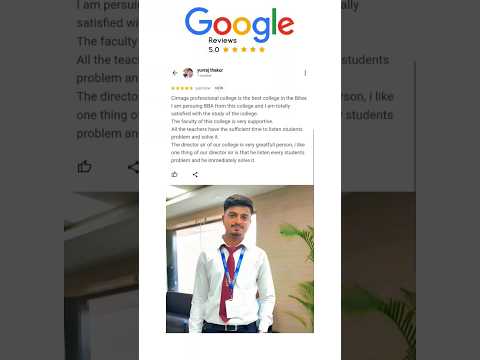 Students Google Review about CIMAGE College | #shorts #shortsyoutube #shortsviral