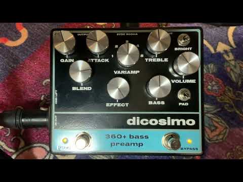 DiCosimo Audio 360+ Bass Preamp JacoPastrious Faz