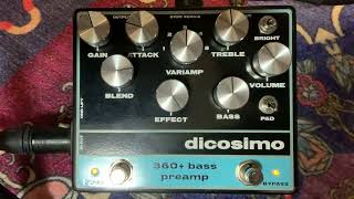 Video thumbnail for DiCosimo Audio 360+ Bass Preamp JacoPastrious Faz by Teppei's Bass Groove