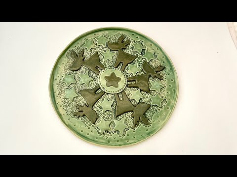 Pretty Christmas Plate