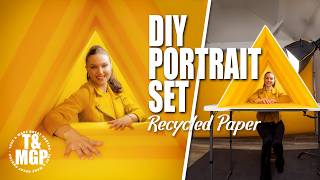 I Built a Yellow Triangle Tunnel for Portrait Photography | Gavin Hoey