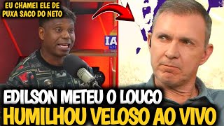 💥 TRETA! EDILSON SOLTA O VERBO E MANDA A REAL SOBRE TRETA COM VELOSO NOS DONOS DA BOLA| Veja