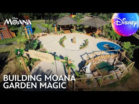 Bringing Moana’s Island Magic to Life | A Magical Garden Transformation