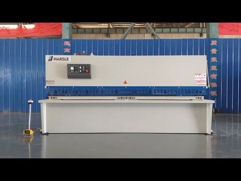 HARSLE 10mm*3.2m Hydraulic Swing Beam Shearing Machine - Video Center