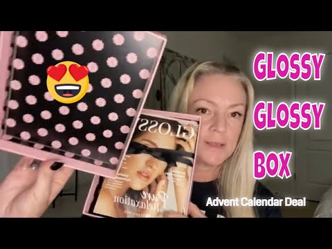 Unboxing My First Glossybox 🥳 Advent Calendar Deal! 😍 #unboxingmoments