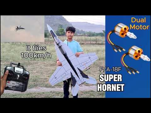 I Built this MASSIVE RC F-18 Super Hornet That Actually FLIES!