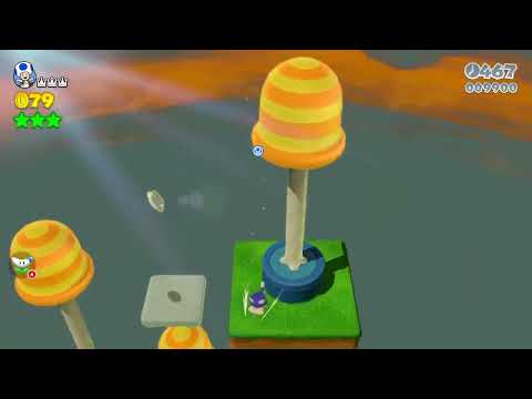 Super Mario 3D World (Switch) 10-2 Speedrun - Time: 44 (TWR)